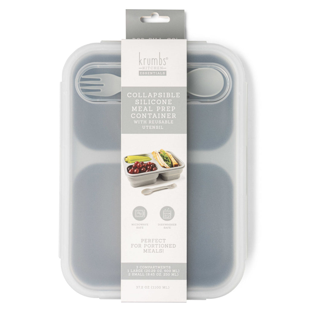 Krumbs Kitchen Collapsible Silicone Meal Prep Container